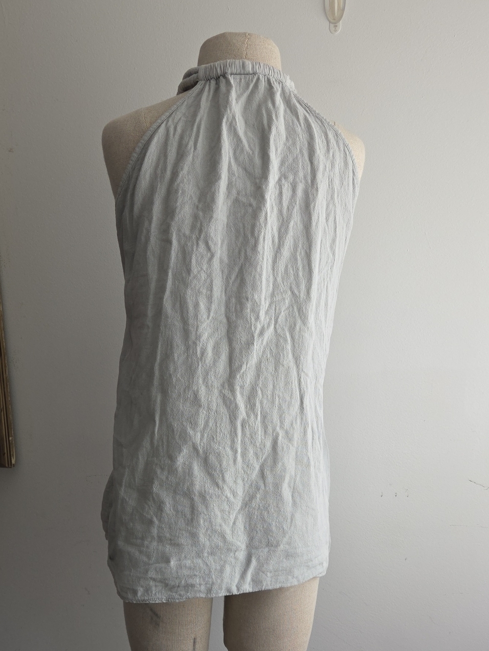 Nautical Rope Grey Tank Blouse - Picture 7 of 8